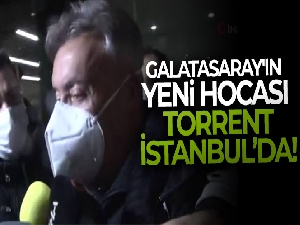 Galatasaray'ın yeni hocası Domenec Torrent, İstanbul'a geldi