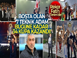 Boşta olan 7 teknik adam bugüne kadar 34 kupa kazandı!