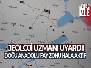 Jeoloji Uzmanı Prof. Dr. Aksoy: 'Doğu Anadolu fay zonu hala aktif ve deprem üretmeye devam edecek'