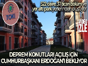Türkiye'nin yaptırdığı deprem konutları açılış için Cumhurbaşkanı Erdoğan'ı bekliyor