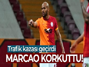 Marcao trafik kazası geçirdi