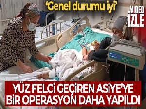 Pitbull saldırısında yaralanan Asiye'ye bir operasyon daha