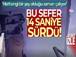 Zeytinburnu'nda evin su saatini 14 saniyede çaldı