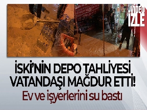 Başakşehir'de yağmur suyu hattı taştı, ev ve işyerlerini su bastı