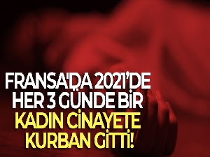 Fransa'da 2021'de her 3 günde bir kadın cinayete kurban gitti