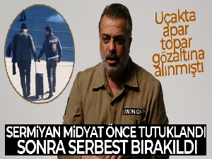 Uçakta gözaltına alınmıştı: Sermiyan Midyat, para cezasını ödedi serbest kaldı