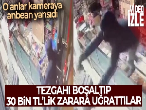 Bursa'da kuruyemişçiye giren hırsızlar, 30 bin liralık sigarayı çalıp kayıplara karıştı