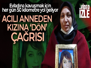 Acılı anne, hergün 50 kilometre uzaktan evlat nöbeti için geliyor