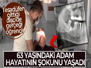 Damağına saplanan kurşun büyüklüğündeki demir parçasından 15 yıl sonra haberdar oldu