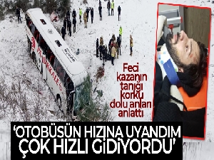 Şarampole yuvarlanan otobüsteki yolcu korku dolu anları anlattı: 'Çok hızlıydı'