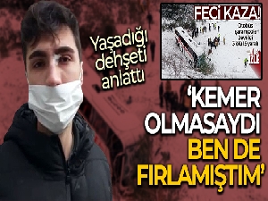 İstanbul'daki otobüs kazasını anlatan yolcu: 'Kemer olmasaydı ben de fırlamıştım'
