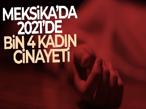 Meksika'da 2021'de bin 4 kadın cinayete kurban gitti