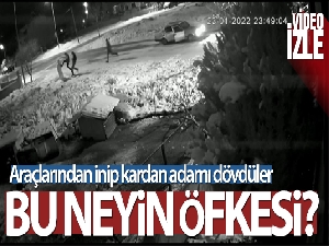 Çalandan sonra kardan adam döveni de gördük