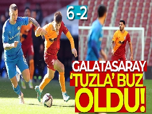 Galatasaray, Tuzlaspor'a 6-2 mağlup oldu