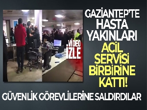 'Ambulans niye gecikti' deyip güvenlik görevlilerini böyle darp ettiler