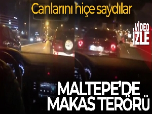 Maltepe'de makas terörünü cep telefonuyla kayda aldı