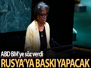 ABD'den BM Güvenlik Toplantısında Rusya'ya baskı yapma sözü