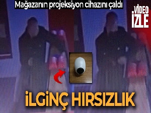 İstanbul'da AVM'de ilginç hırsızlık: Mağazanın projeksiyon cihazını çaldı