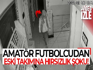 Üsküdar'da amatör futbolcudan eski takımına hırsızlık şoku