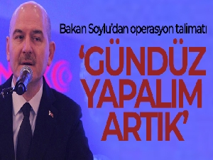 Soylu: 'Uyuşturucu operasyonlarını gündüz yapalım'