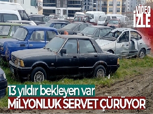 Kaderine terk edilmiş milyonluk servet otoparkta çürüyor: 13 yıldır bekleyen de var