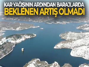 İstanbul'da karlar erimeye başladı, barajlarda sadece yüzde 2'lik artış oldu