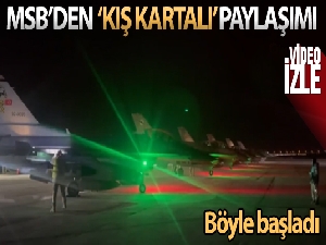 MSB'den “Kış Kartalı Harekatı” paylaşımı