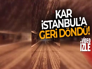 Silivri'de kar yağışı etkili oldu