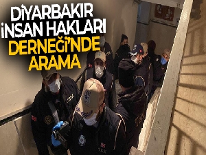 Diyarbakır İnsan Hakları Derneği'nde arama