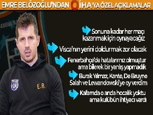 Emre Belözoğlu: 'Sonuna kadar her maçı kazanmak için oynayacağız'
