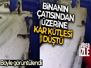 Bingöl'de çatıdan düşen karın altında kalan vatandaş yaralandı