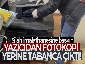 Yazıcıdan fotokopi yerine tabanca çıktı