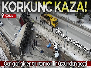 Çorum'da feci kaza: Ölü ve yaralılar var