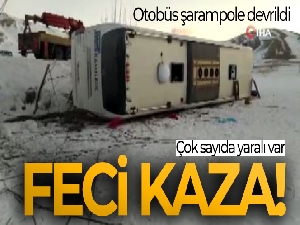 Sivas'ta otobüs kazası: 11 yaralı