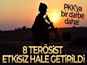 Barış Pınarı ve Fırat Kalkanı bölgesinde teröristlere darbe