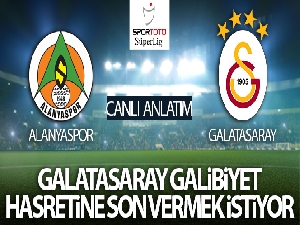 Galatasaray 10 kişilik Alanya'yı yenemedi
