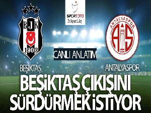 Beşiktaş Antalyaspor engelini aşamadı