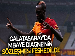 Galatasaray'da Mbaye Diagne'nin sözleşmesi feshedildi!