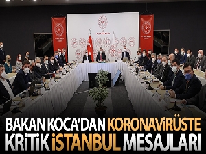 Bakan Koca: 'İstanbul'da yoğun bakımda tedavi edilen hastalarımızın yüzde 90'ı 60 yaş üzeridir'