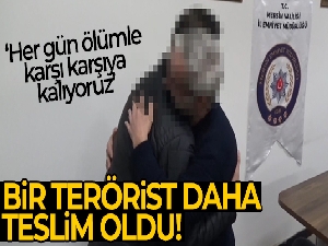 Mersin'de bir terörist ikna yoluyla teslim oldu