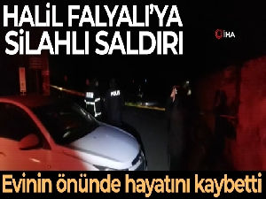 KKTC'de kumarhane işletmecisi Halil Falyalı'ya evinin önünde silahlı saldırı