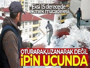Ekmekleri ipin ucunda