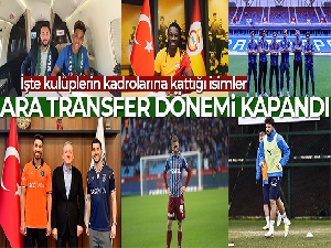 Süper Lig kulüpleri kiralık futbolcu tercih etti