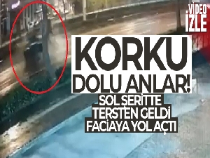 Bursa'da dehşet anları kamerada... Sol şeritte tersten geldi faciaya yol açtı