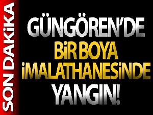 Güngören'de tekstil atölyelerinin bulunduğu iş merkezinde yangın