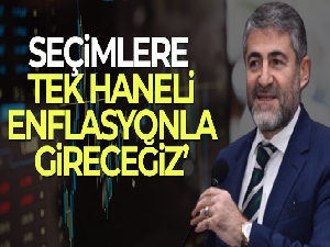 Hazine ve Maliye Bakanı Nebati: 'Seçimlere tek haneli enflasyonla gireceğiz'