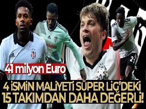 Beşiktaş'ın kadro dışı isimlerinin maliyeti, Süper Lig'deki 15 takımdan değerli!
