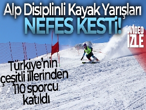 Alp Disiplini Kayak Yarışları nefes kesti