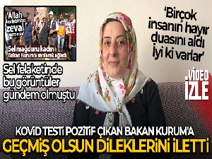 Bakan Kurum'a bazlama ikram eden sel mağduru Gülizar Günar: 'Bakanım gelsin ben ona çorba yaparım'