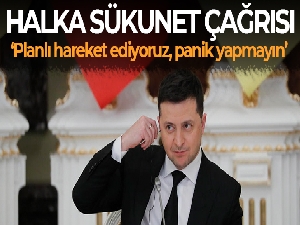 Zelenskiy'den halka sükunet çağrısı